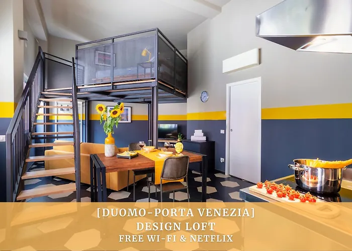Duomo-Porta Venezia Design Loft Giallo 2