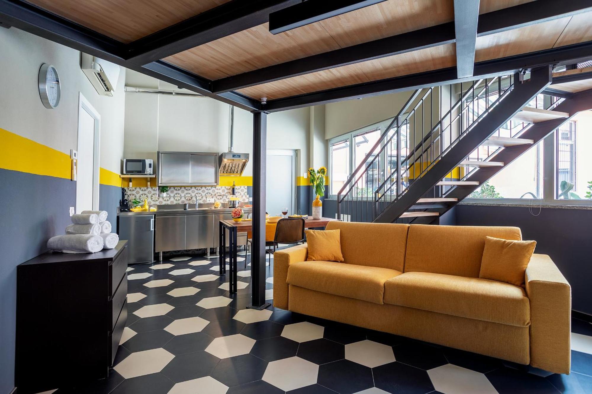 Duomo-porta Venezia Design Loft Giallo 2 Appartement Milan