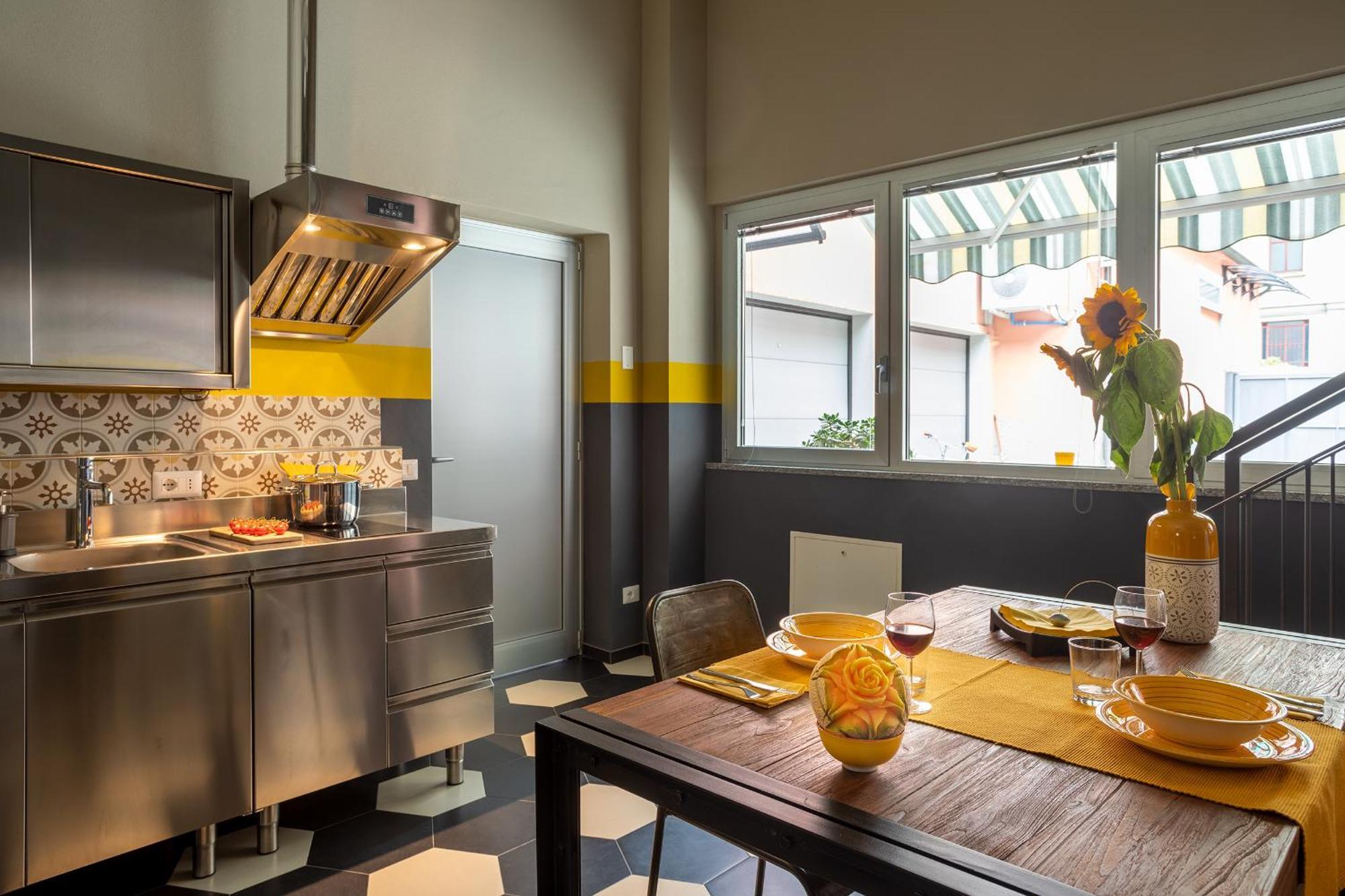 Appartement Duomo-porta Venezia Design Loft Giallo 2 Milan