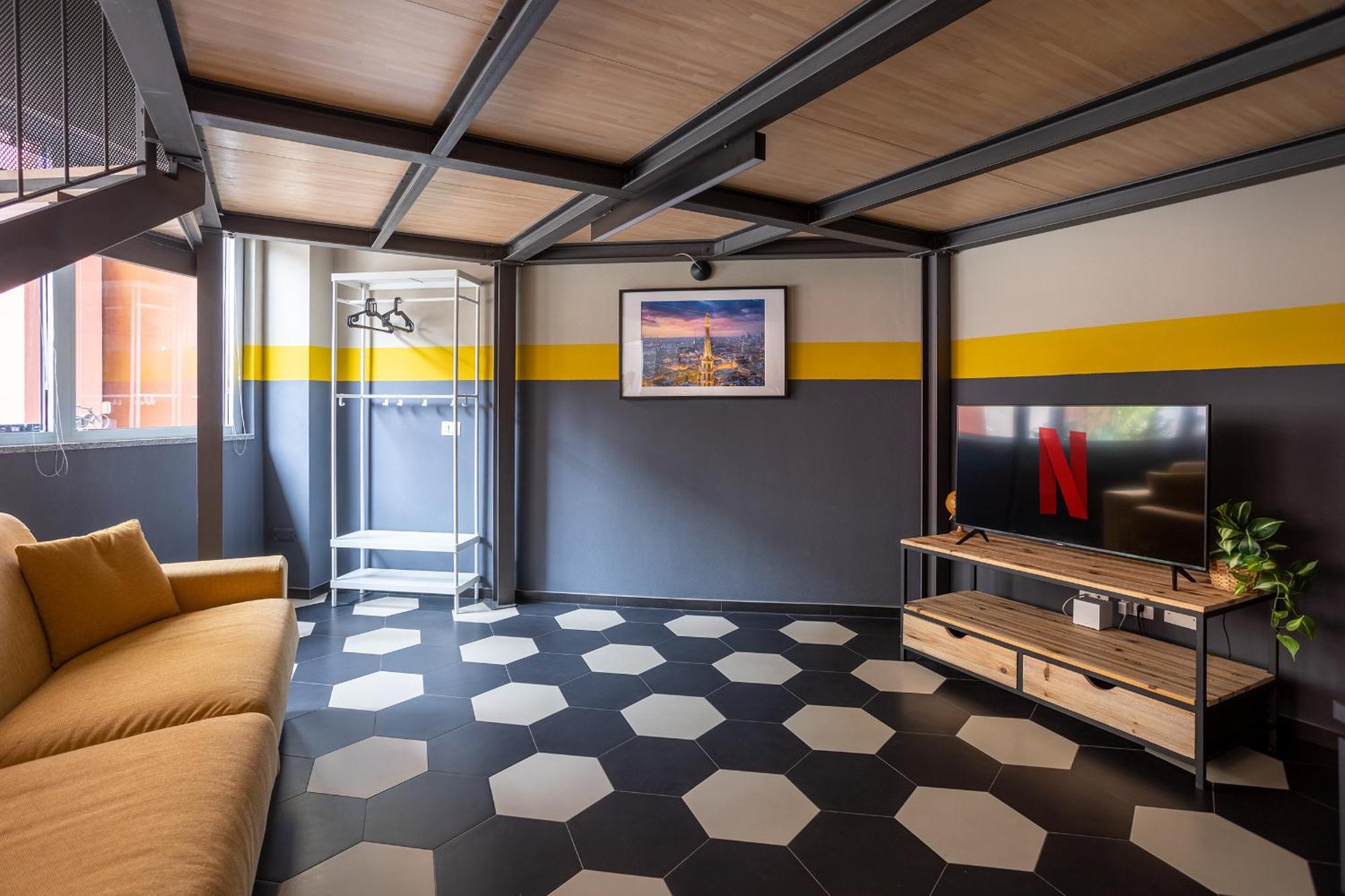 Appartement Duomo-porta Venezia Design Loft Giallo 2